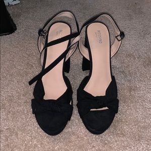 Black heels
